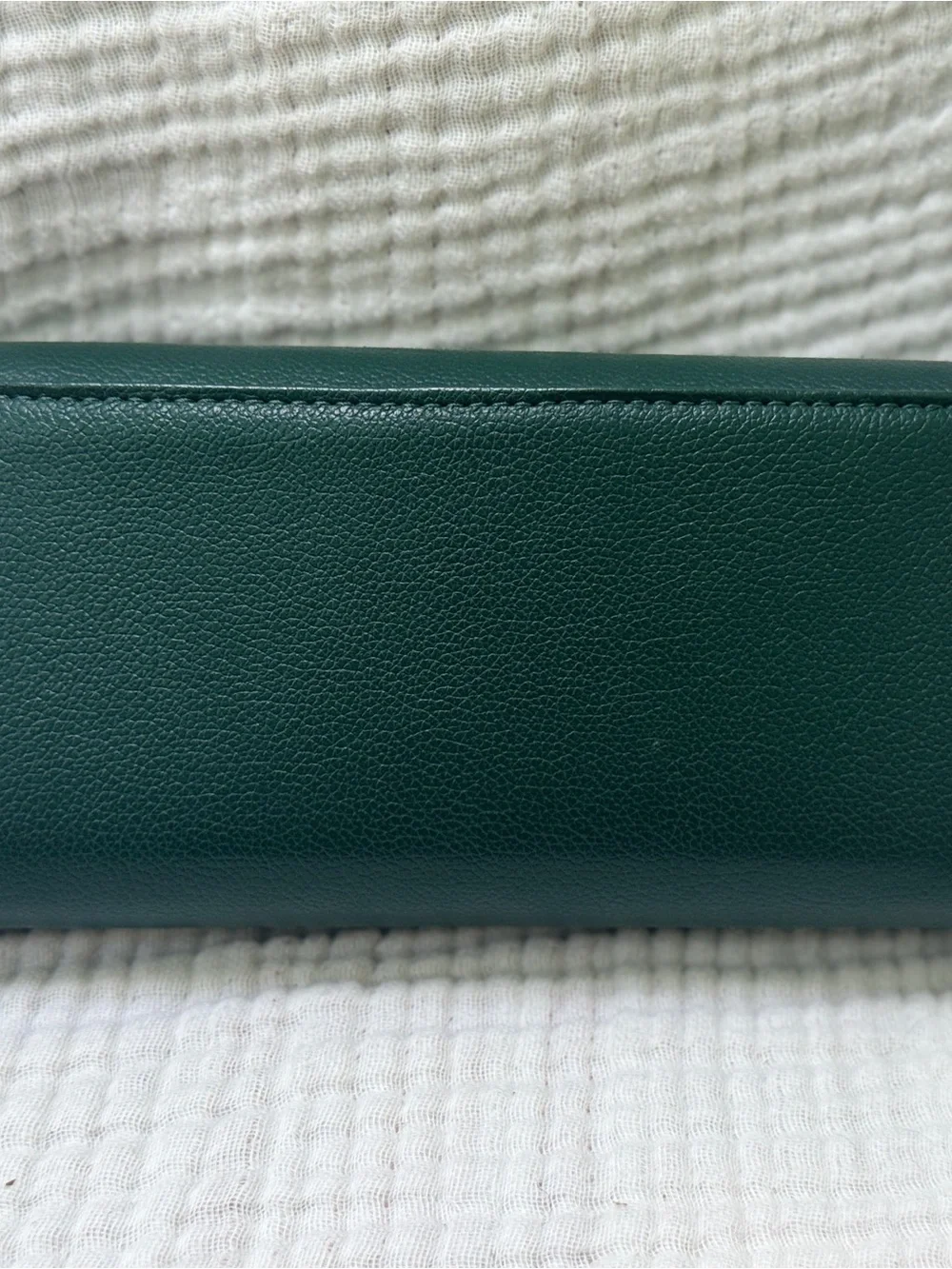 Anne Klein structured leather